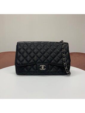 Chanel Quilted 30 Turnlock CC Logo Chain Shoulder Bag